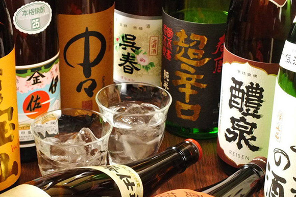 満足間違いなし！お酒の種類も豊富にご用意！